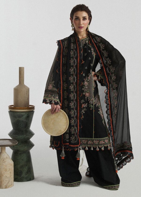 Alternative view of Hussain Rehar SS Lawn Eid Unstitched Collection'24 | Aurora