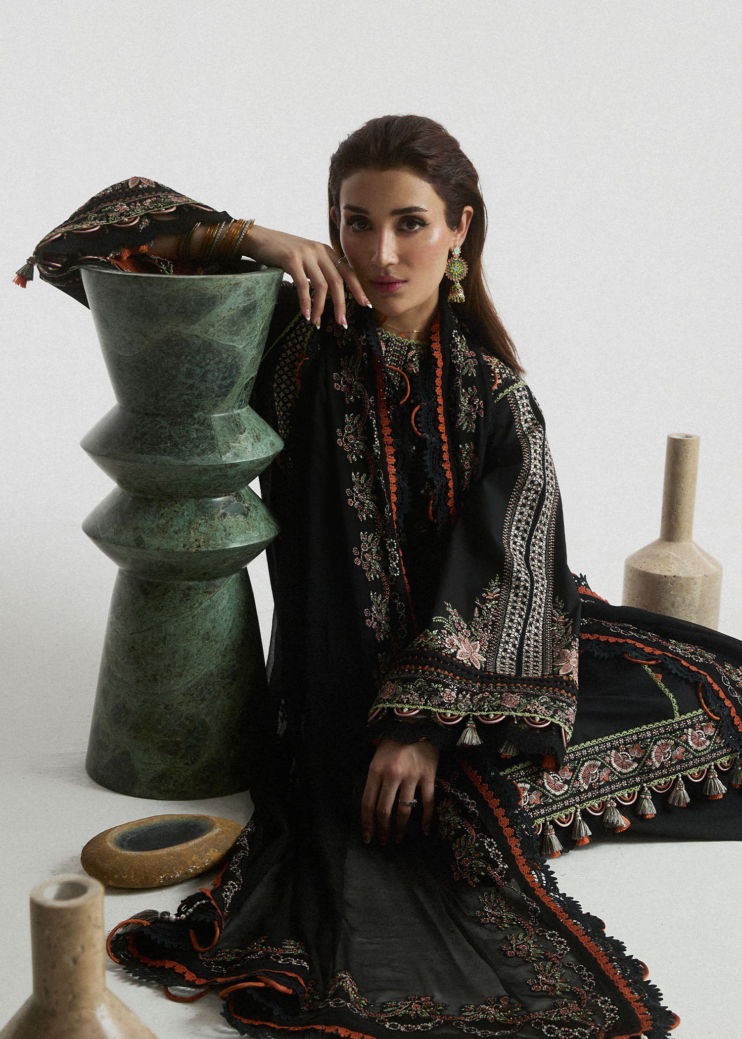 Hussain Rehar SS Lawn Eid Unstitched Collection'24 | Aurora - Image 7