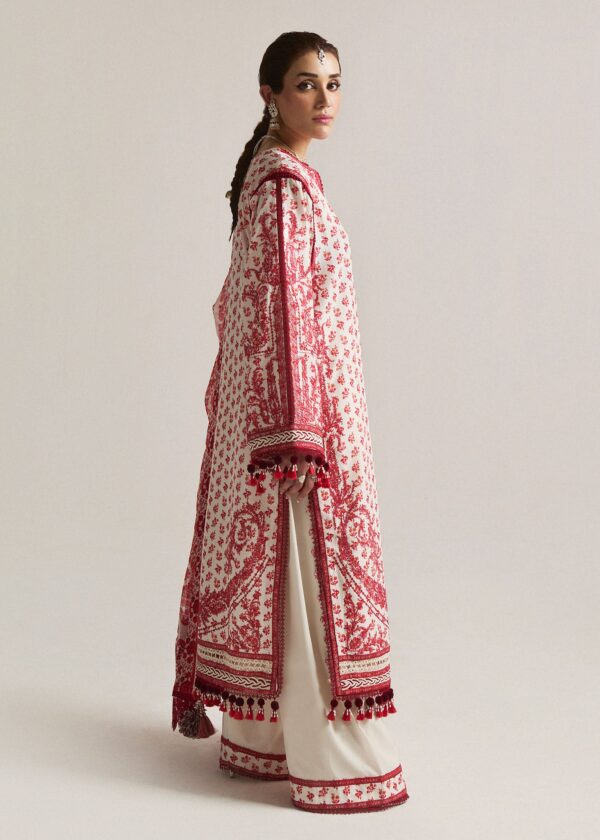 Alternative view of Hussain Rehar SS Lawn Eid Unstitched Collection'24 | Oro