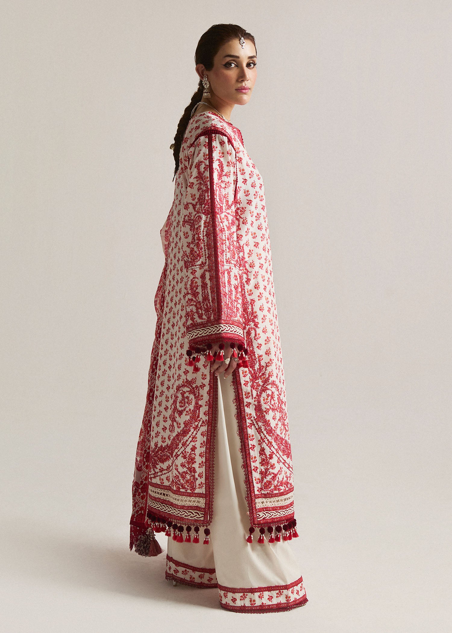 Hussain Rehar SS Lawn Eid Unstitched Collection'24 | Oro - Image 2