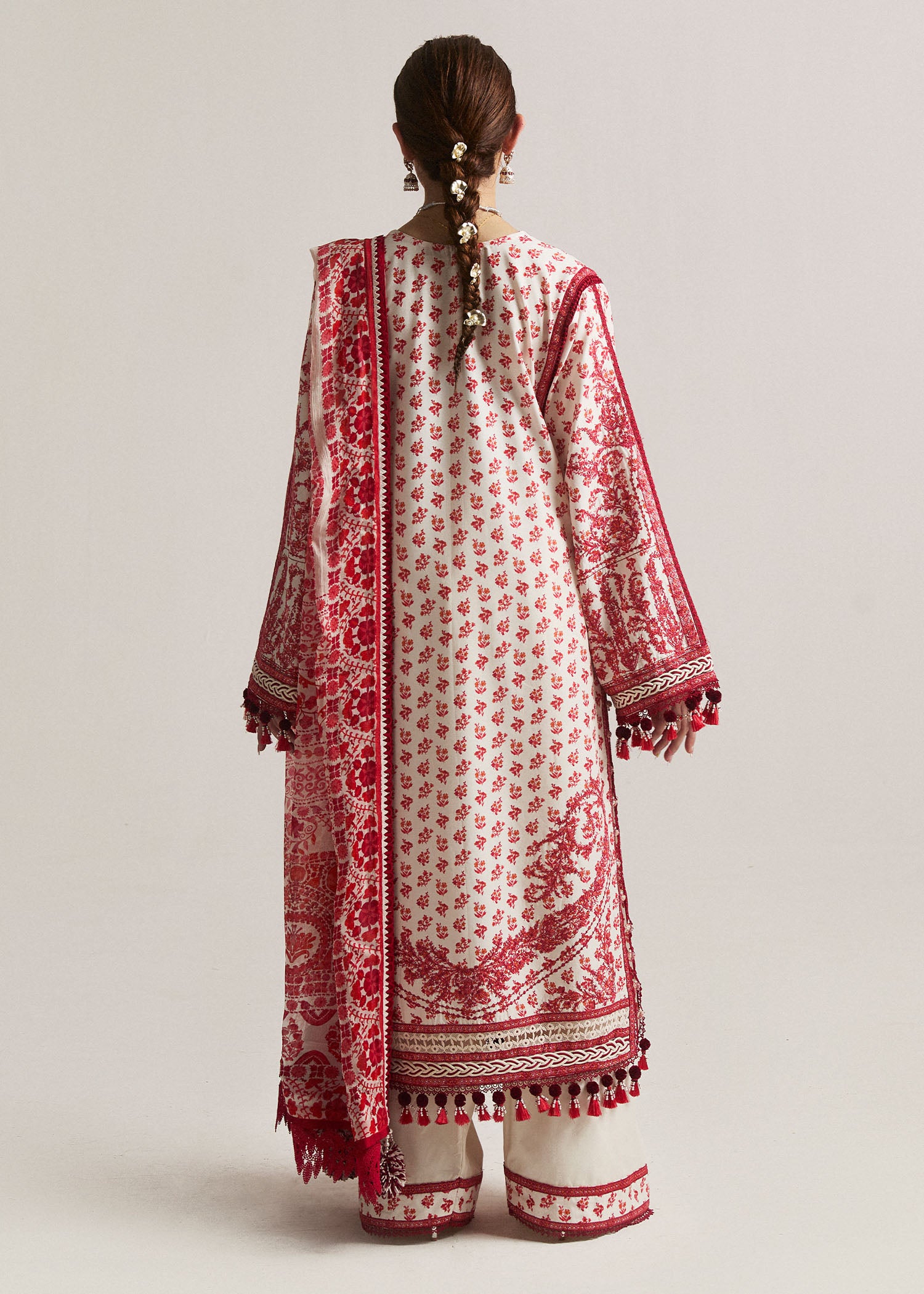Hussain Rehar SS Lawn Eid Unstitched Collection'24 | Oro - Image 3