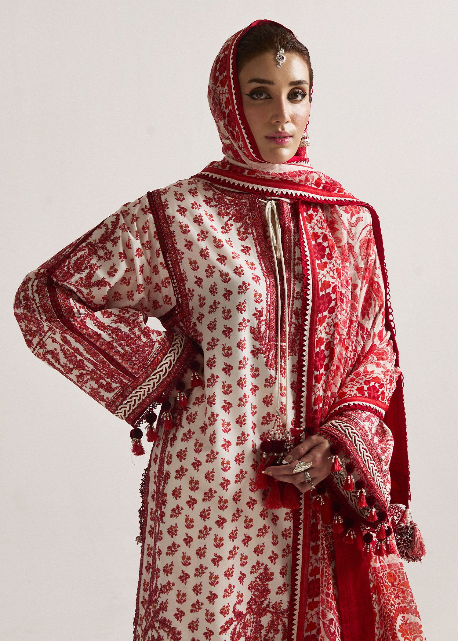 Hussain Rehar SS Lawn Eid Unstitched Collection'24 | Oro - Image 4