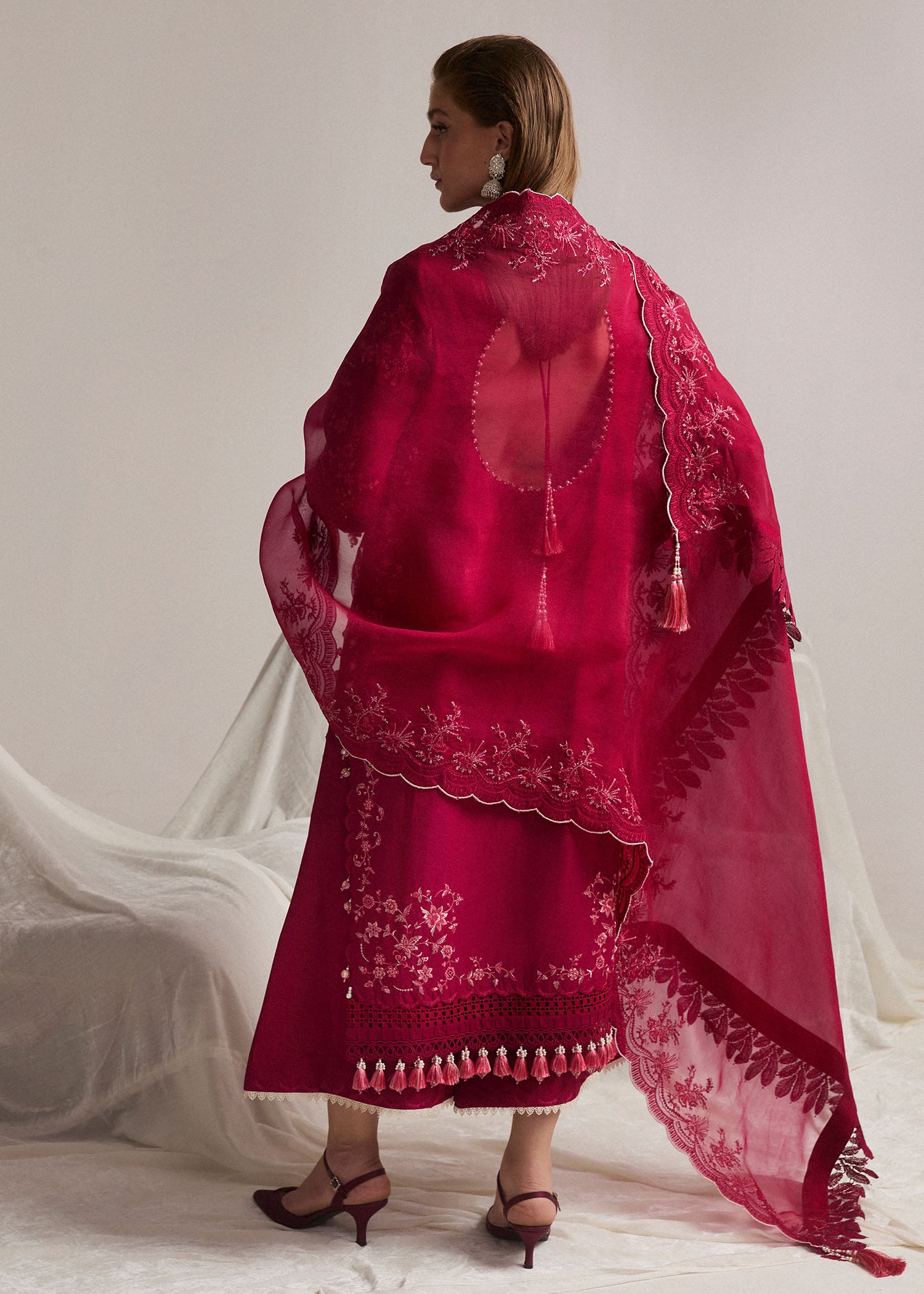 Hussain Rehar SS Lawn Eid Unstitched Collection'24 | Pelle - Image 2