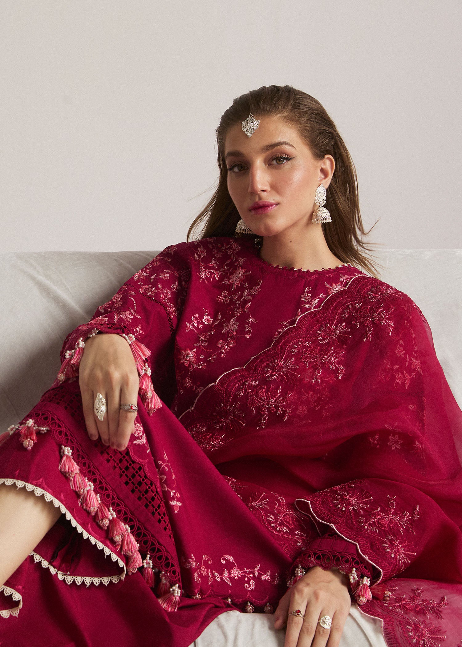 Hussain Rehar SS Lawn Eid Unstitched Collection'24 | Pelle - Image 6