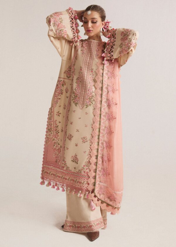 Alternative view of Hussain Rehar SS Lawn Eid Unstitched Collection'24 | Stile
