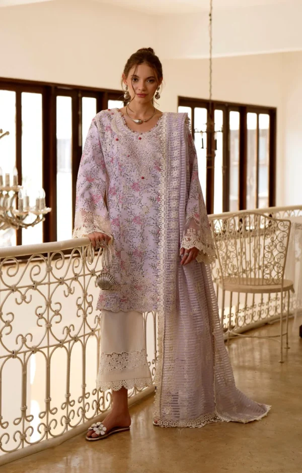 Alternative view of AJR Printkari 25 Lawn | Pearl