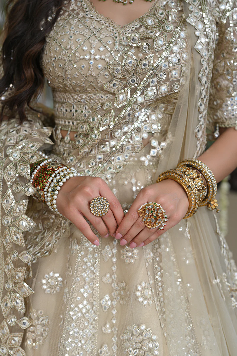 Qalamkar Wedding Formals | Bridal Collection | RF-06 - Image 6