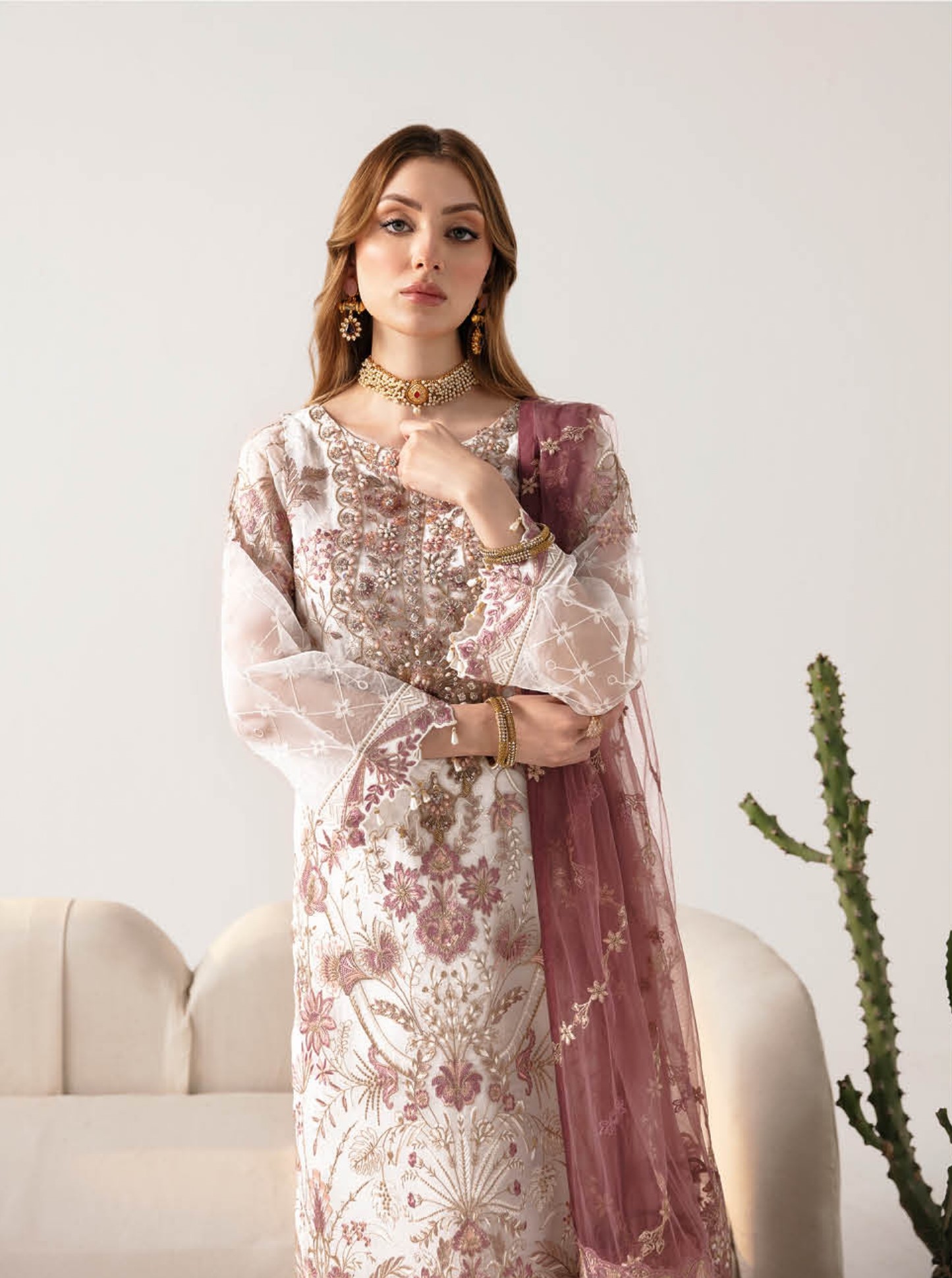 Minhal By Ramsha Unstitched Formal Collection 2024 Vol-11|RSH24M M-1102