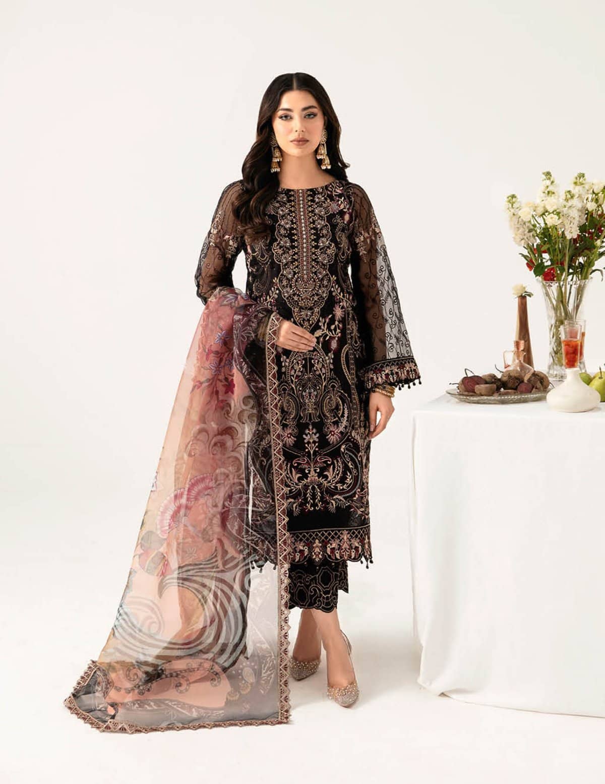 Minhal By Ramsha Unstitched Formal Collection 2024 Vol-11|RSH24M M-1105