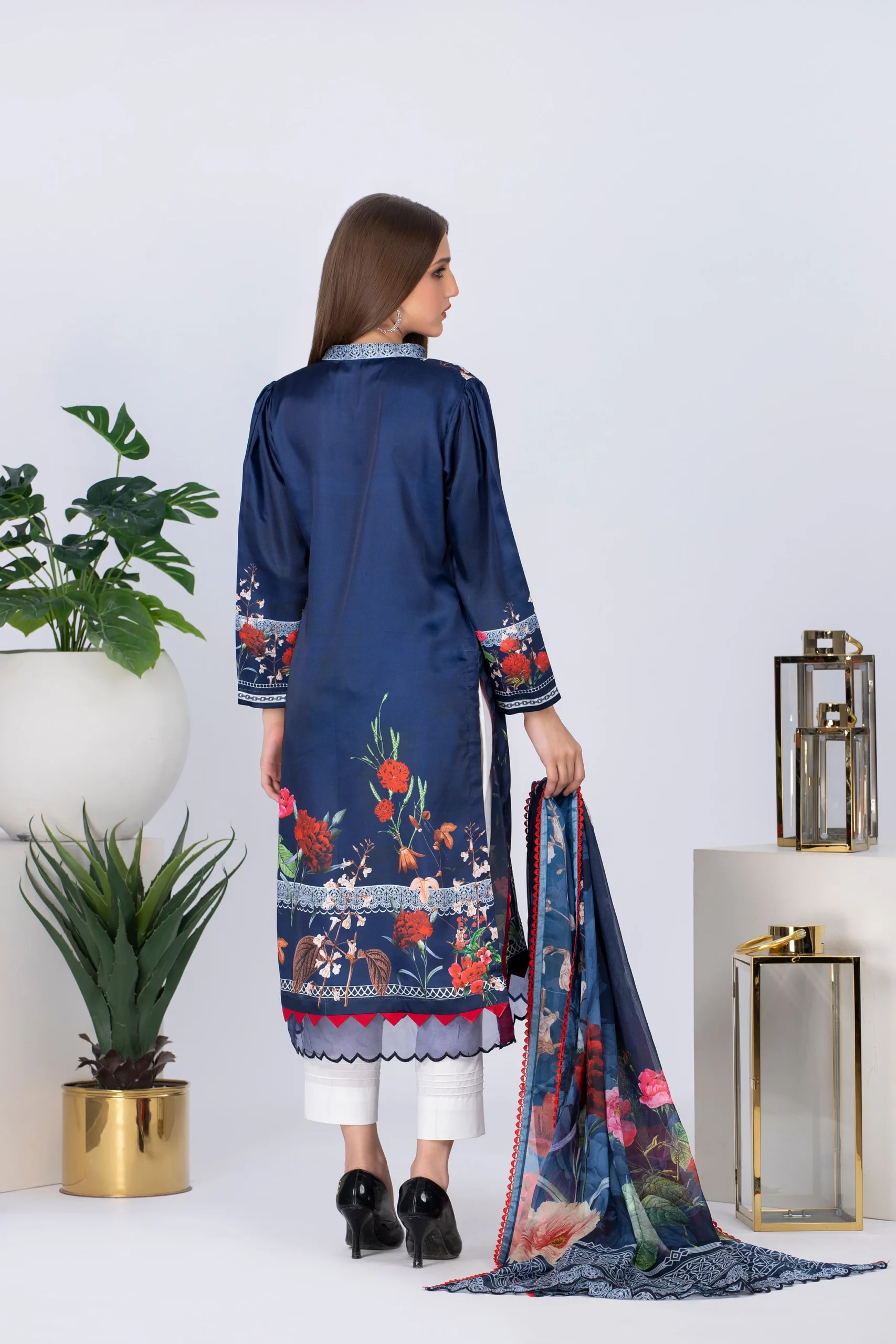 Ravishing Charmuse Silk 2Pc Collection 2021 – RCS-7 (GZ-503) - Image 3