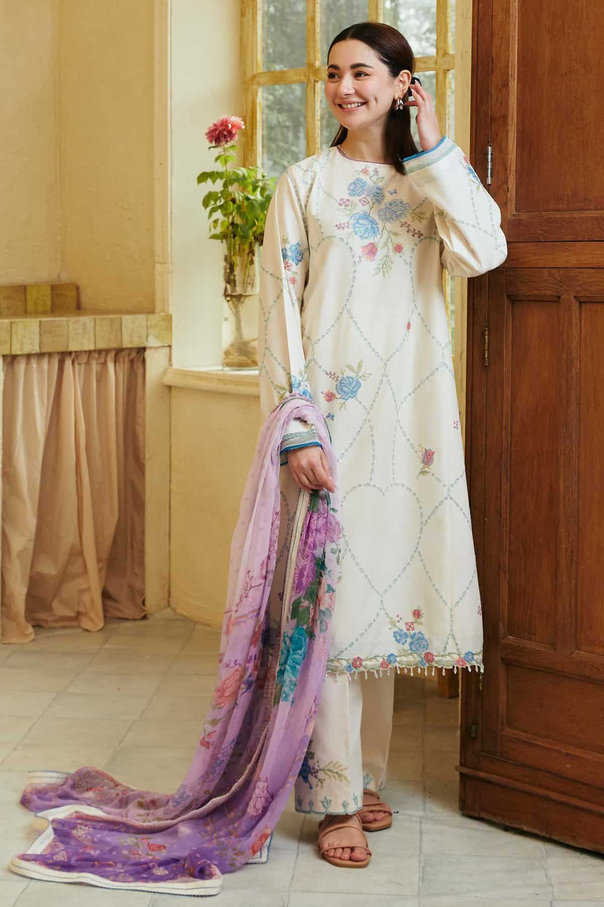 Coco Lawn by Zara Shahjahan 2024 | RUHI - 10A - Image 4