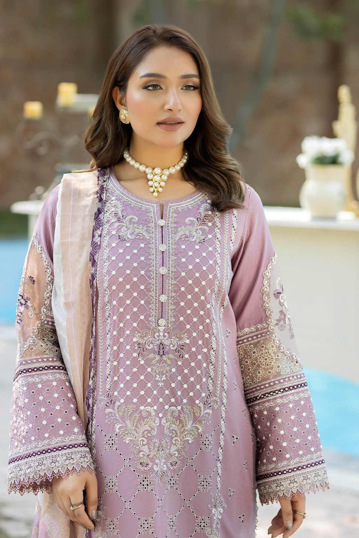Serene Premium Lawn by Imrozia | S.L 67 Khawab - Image 3