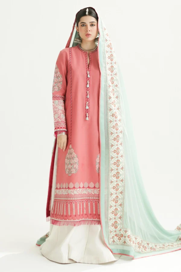 Zara Shahjahan Luxury Lawn 2024 | 10B (SS-5213)