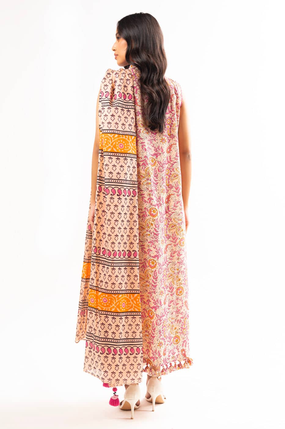 Alkaram Spring Summer 2024 | Lawn | SS-19.1-24-Peach (GZ-117) (Copy) - Image 2