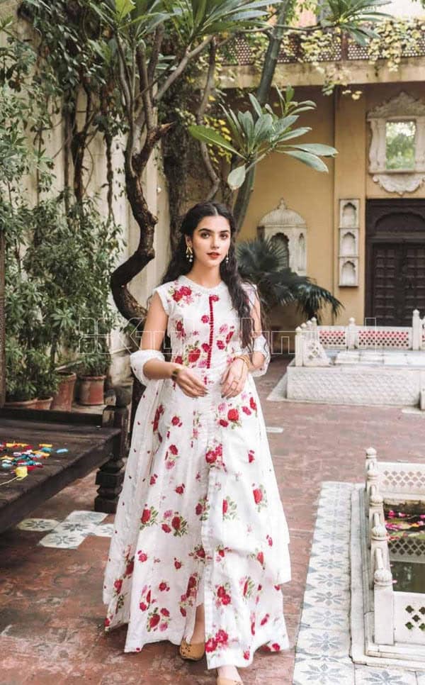Gul Ahmed Summer 3PC Unstitched Embroidered Lawn Suit CL-917 - Image 2