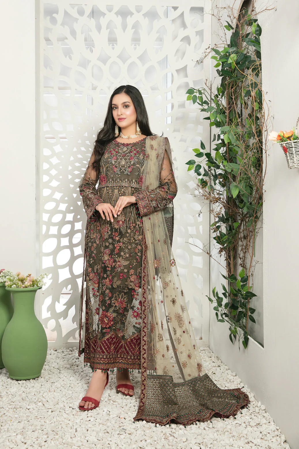 Amal by Tawakkal Unstitched 3 Piece AO-7555 (GZ-185)