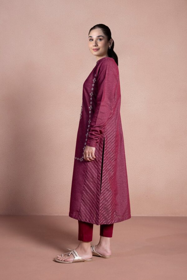 Alternative view of Sapphire U2E CL22V8 7 1 2 Piece - Embroidered Khaddar Suit Winter Vol 1 GZ-5