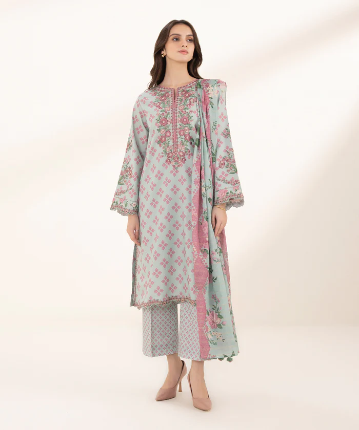 Sapphire Summer Lawn 2024 | U3PEDY24V119 (GZ-163)