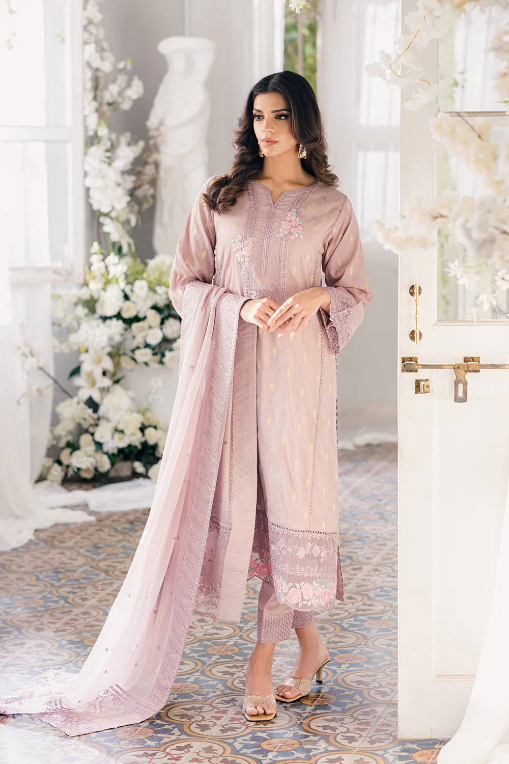Azure Ensembles Jacquard 2024 | Vintage Mauve