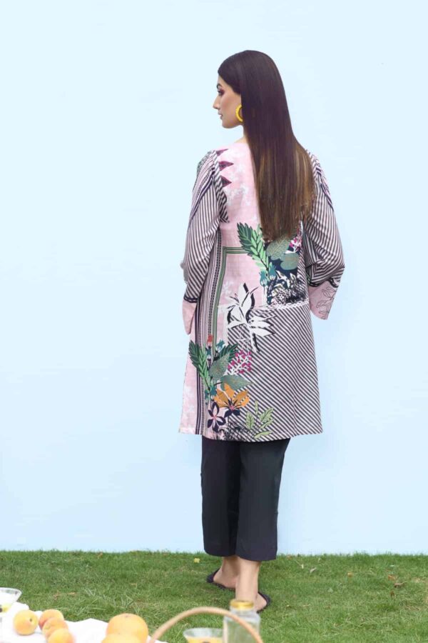 Alternative view of BTW Unstitched Designer Lawn Kurti - Cosenza (SS-5182)