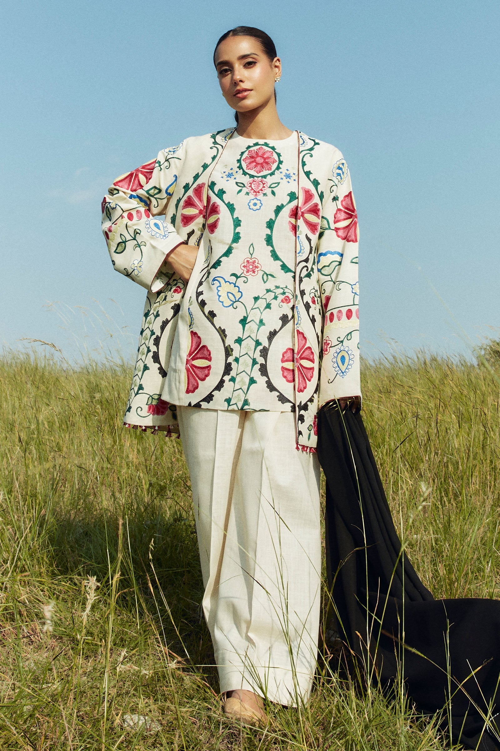 Coco Winter Unstitched by Zara Shahjahan | 1A