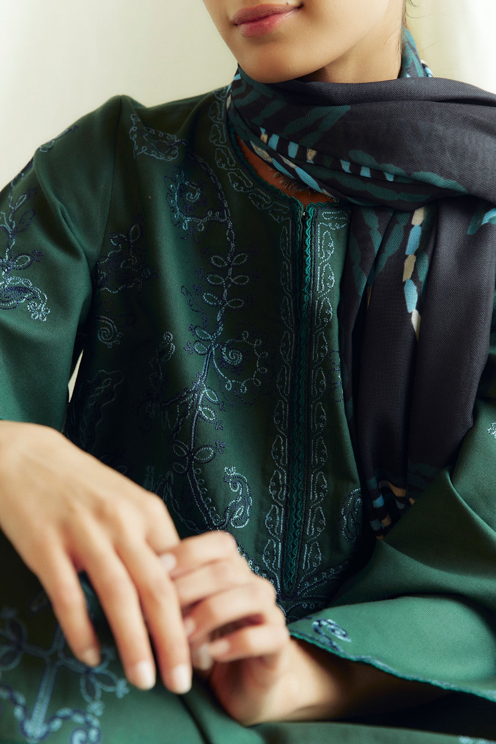 Coco Winter Unstitched by Zara Shahjahan | 5B - Image 4