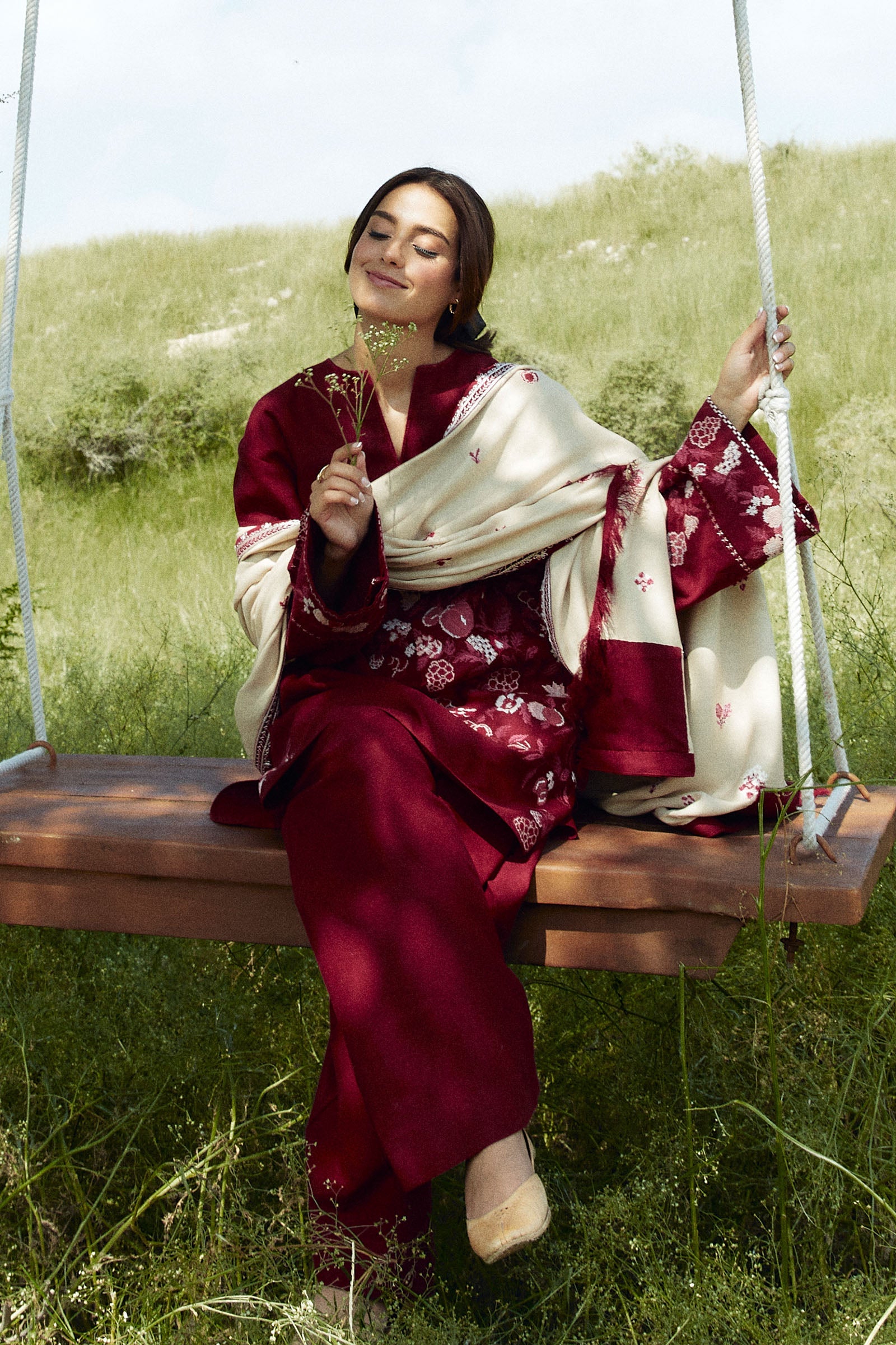 Coco Winter Unstitched by Zara Shahjahan | 7A - Image 2
