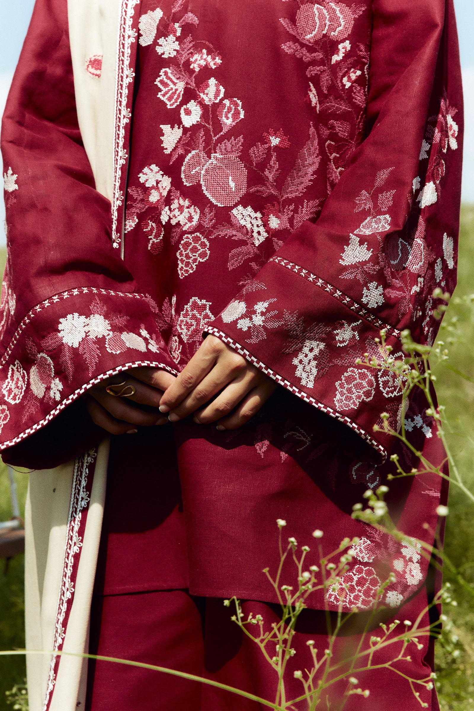 Coco Winter Unstitched by Zara Shahjahan | 7A - Image 4