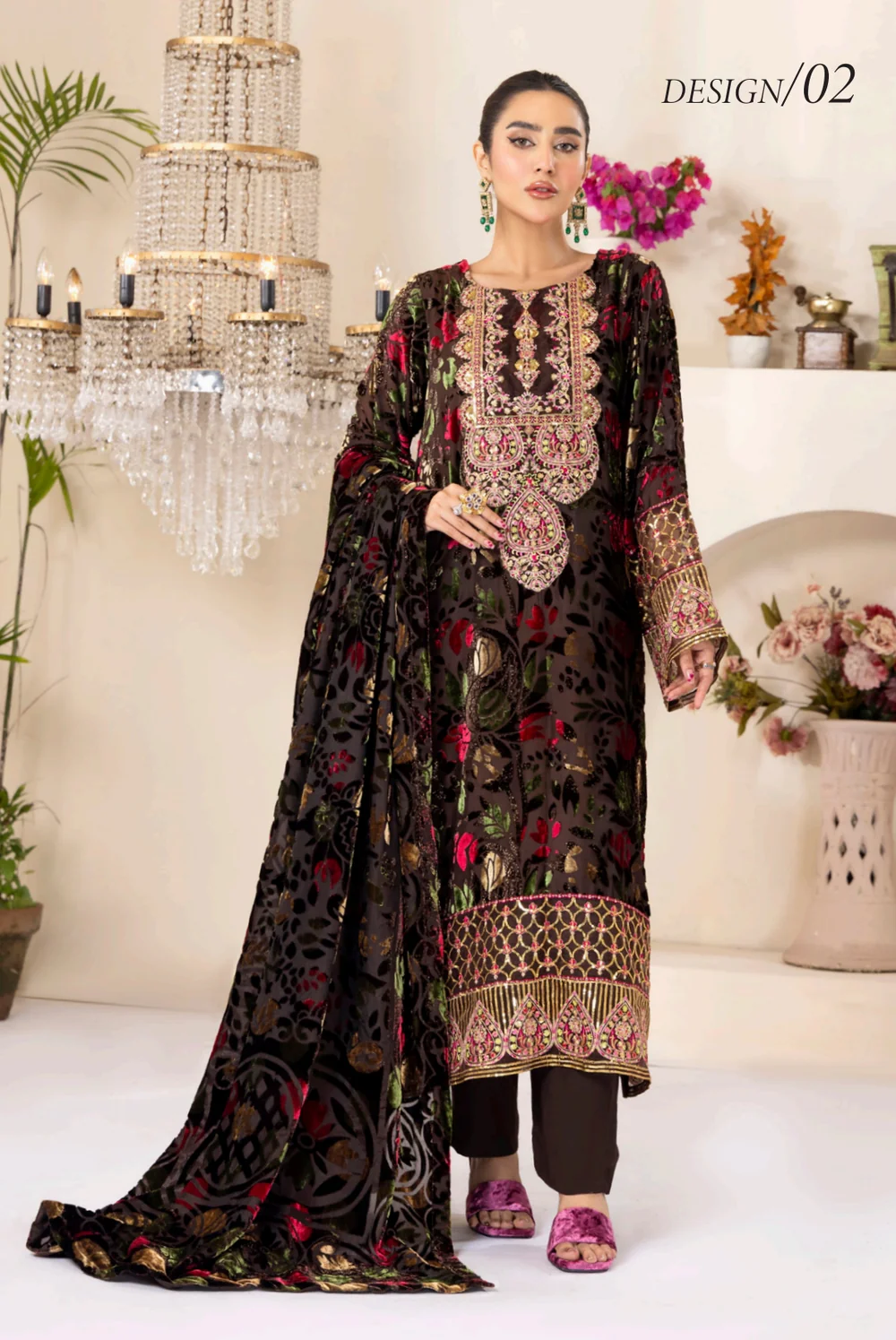 Adan's Libas Plachi'24 Luxury Unstitched Vol 2