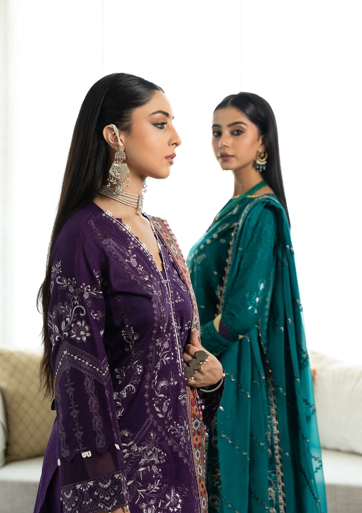 Aik Atelier Samah Lawn | LOOK 03 - Image 3