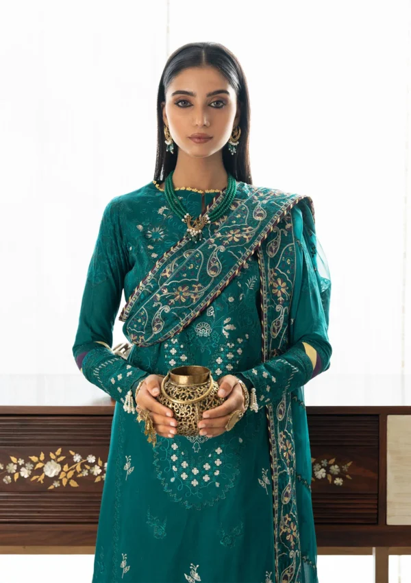 Alternative view of Aik Atelier Samah Lawn | LOOK 04