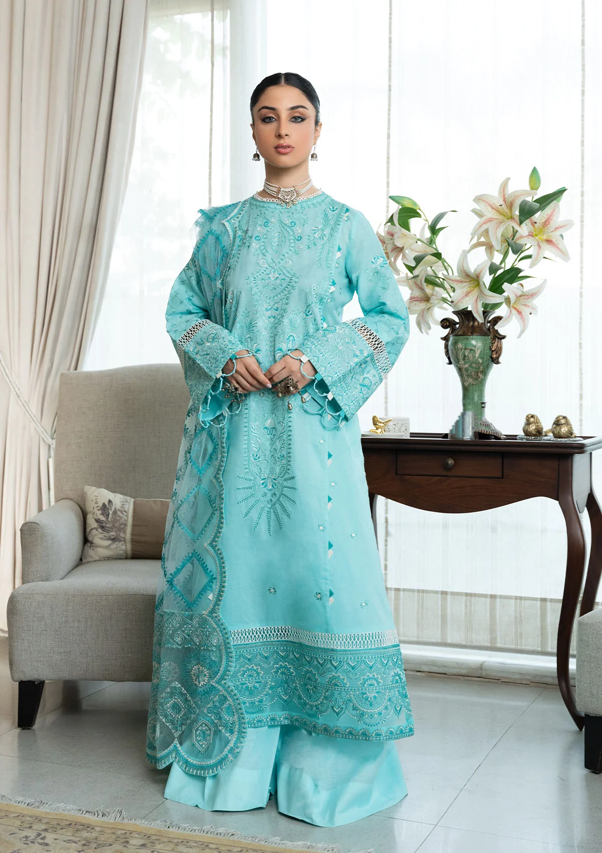 Aik Atelier Samah Lawn | LOOK 05