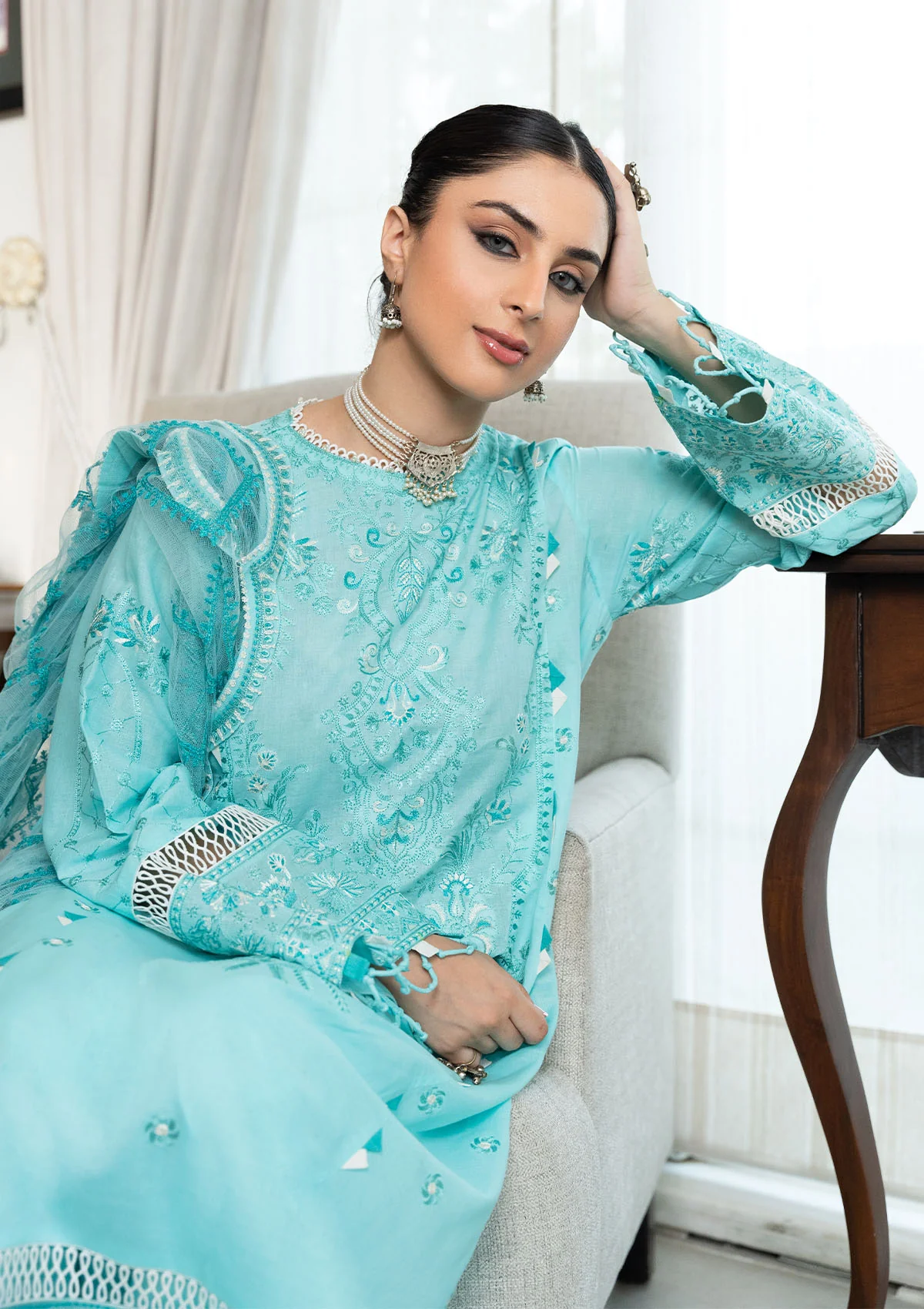 Aik Atelier Samah Lawn | LOOK 05 - Image 4
