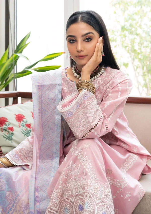 Alternative view of Aik Atelier Samah Lawn | LOOK 06
