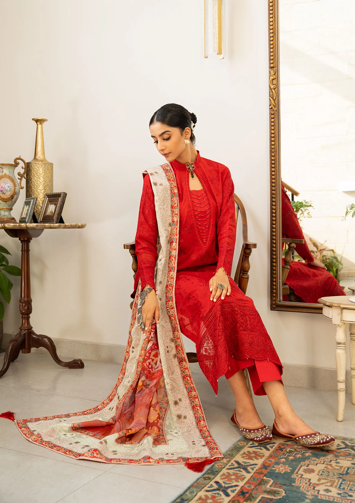 Aik Atelier Samah Lawn | LOOK 08 - Image 3