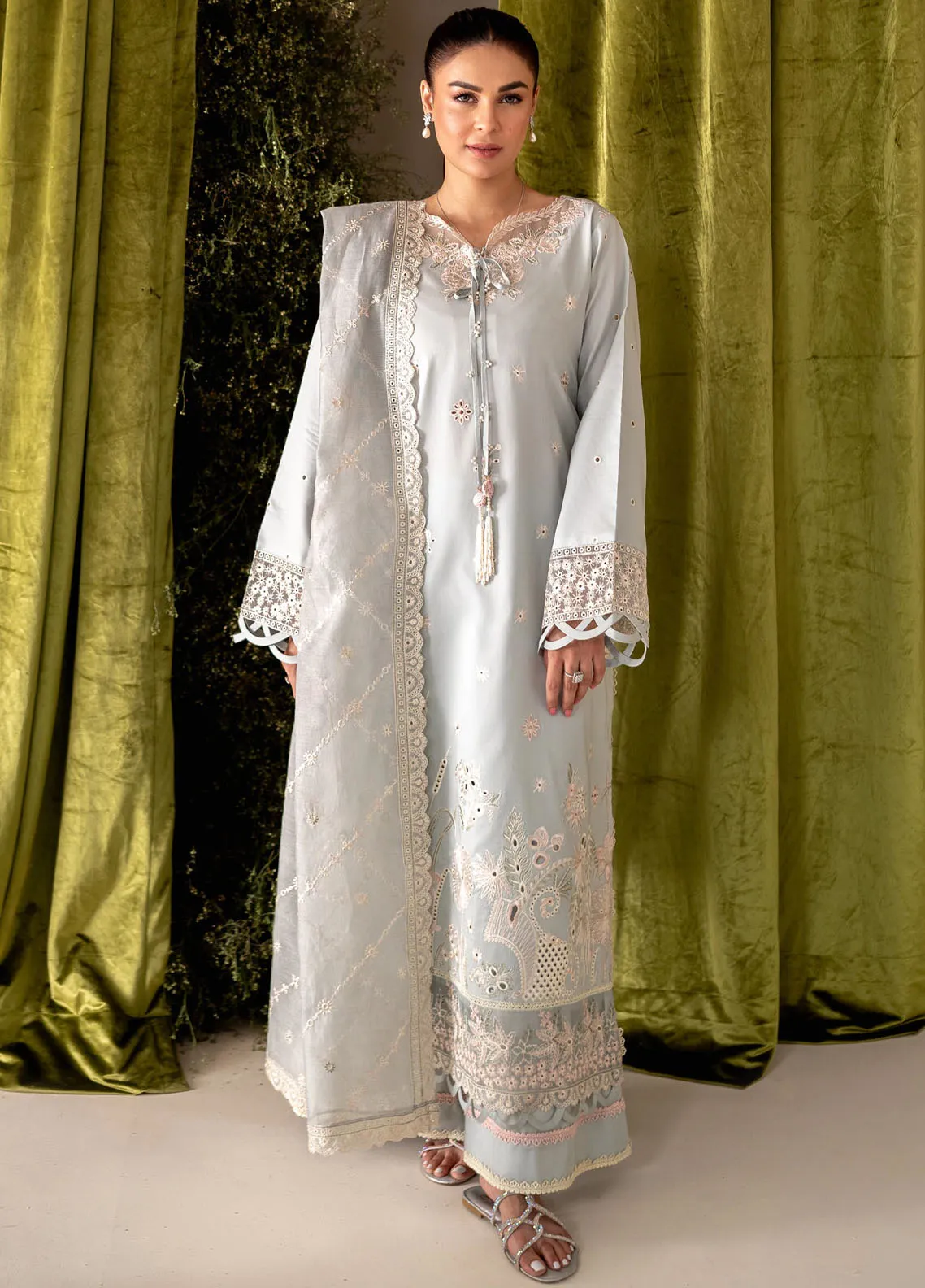 Apana By Aabyaan Embroidered Chikankari Salwar Suit | AL-03