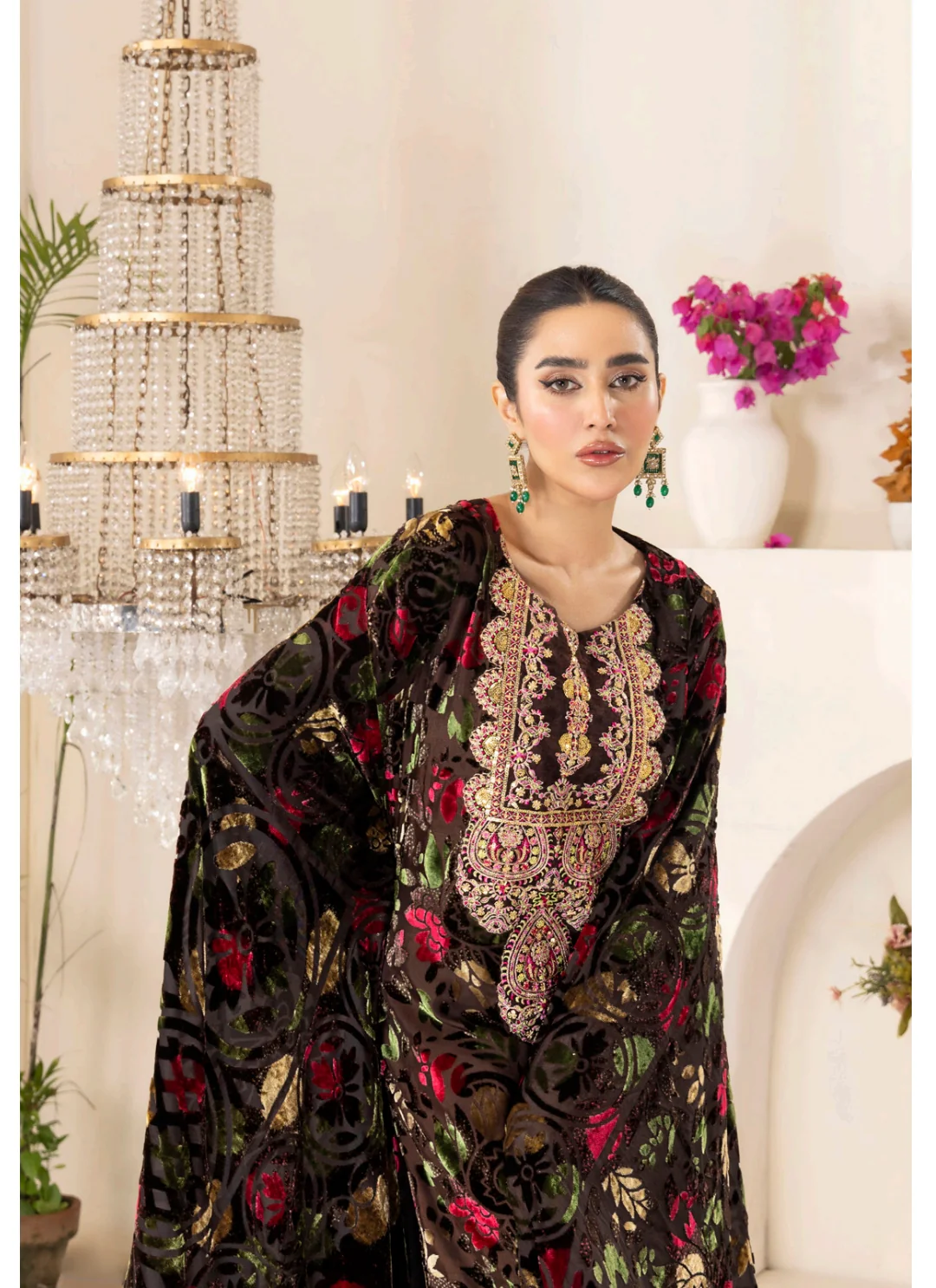 Adan's Libas Plachi'24 Luxury Unstitched Vol 2 - Image 2