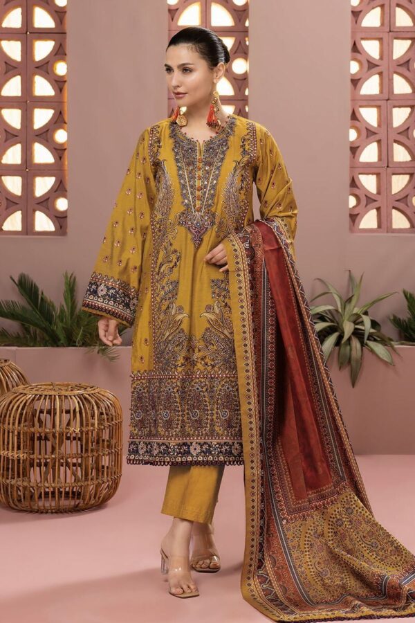 Khaadi | Mid-Summer |   | bds240408_mustard