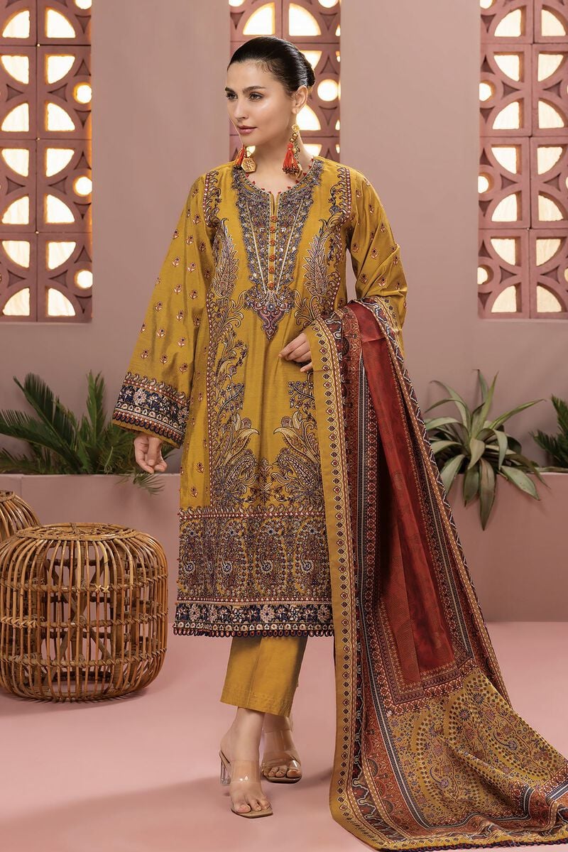 Khaadi | Mid-Summer | | bds240408_mustard
