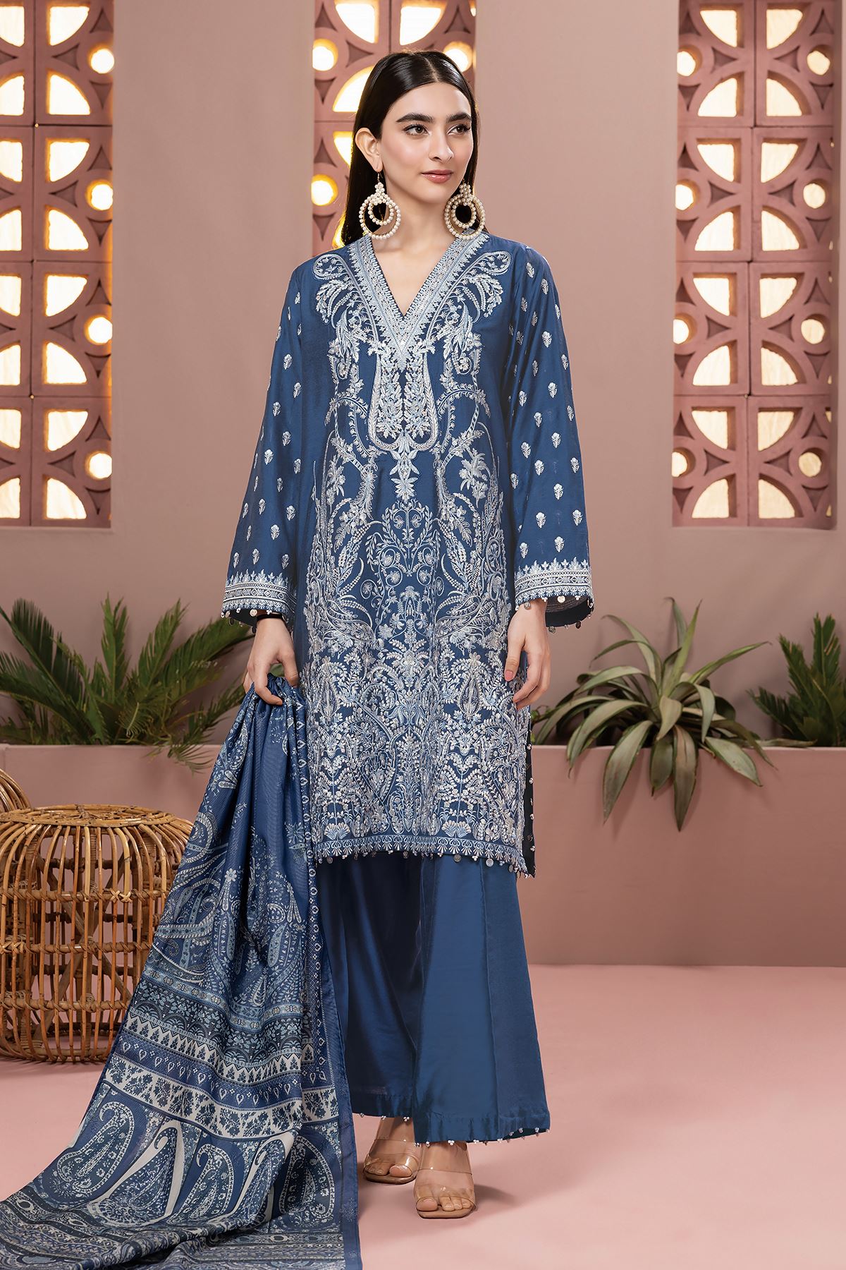 Khaadi | Mid-Summer | | bds240409_navy