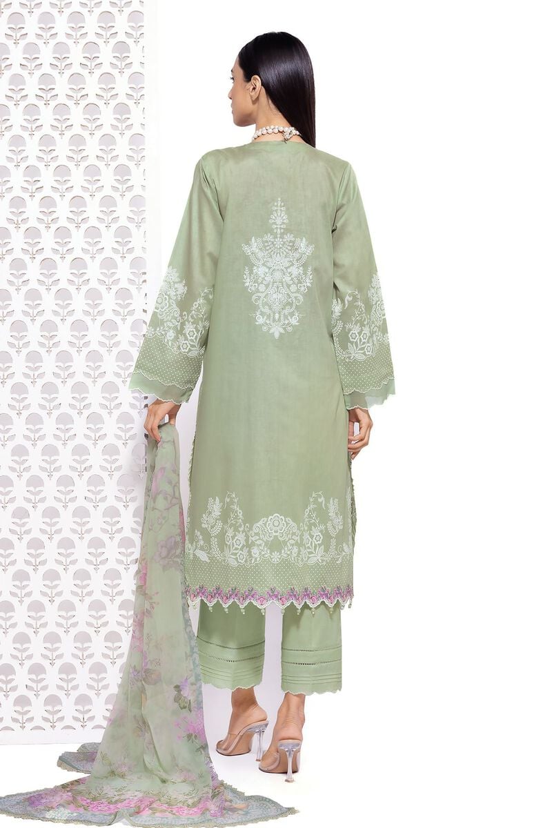 Khaadi Fall Collection | ca240804_green - Image 2