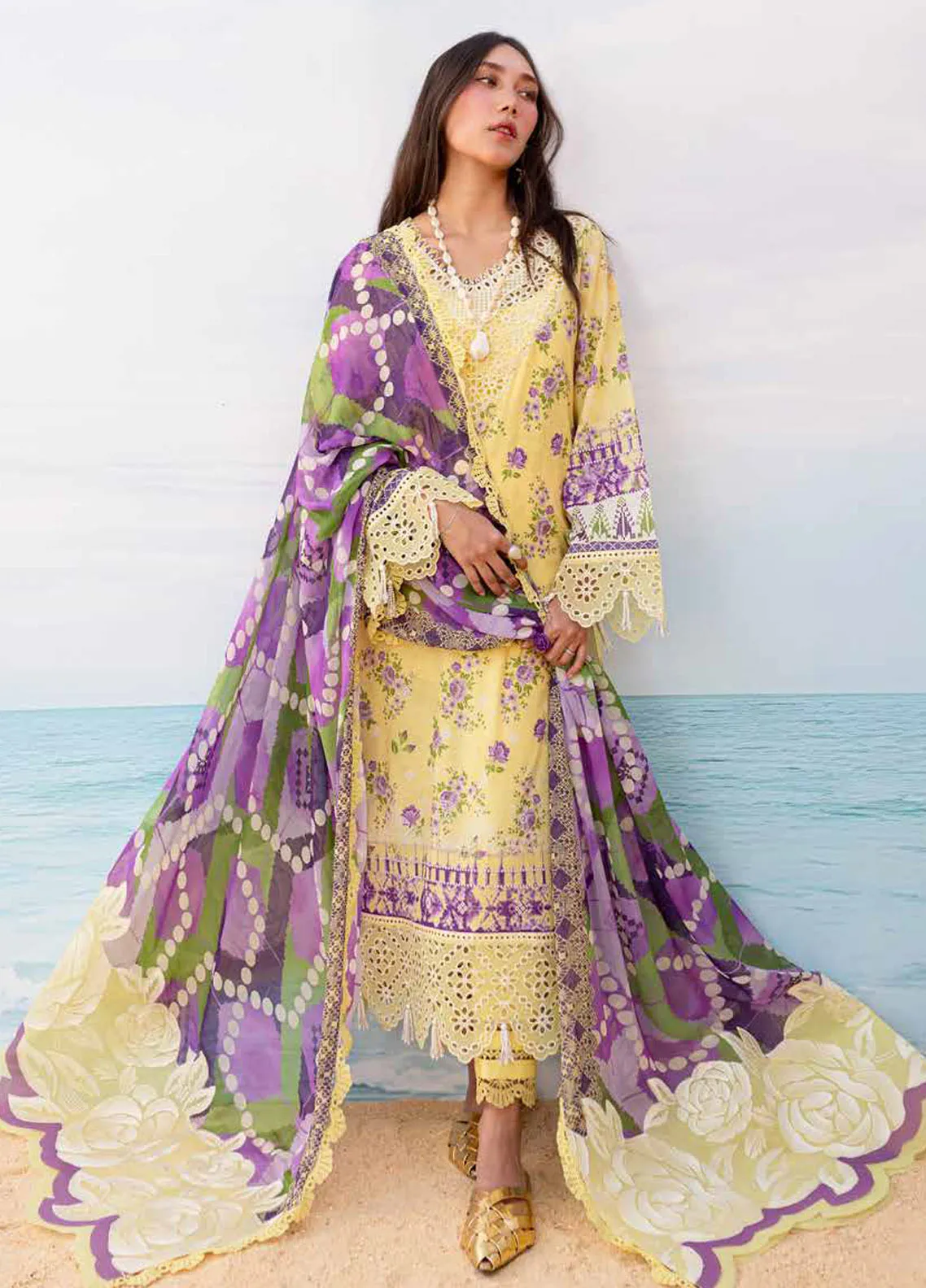 Gardenia By Nureh Embroidered Lawn | NS-131