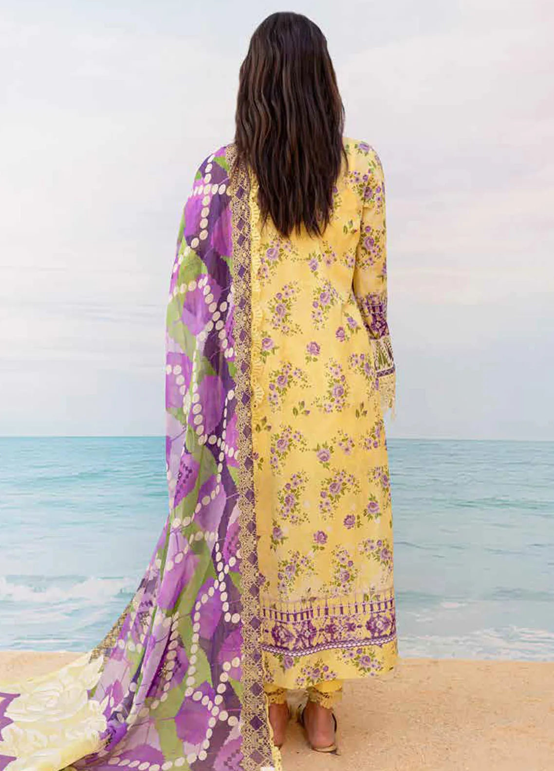 Gardenia By Nureh Embroidered Lawn | NS-131 - Image 2