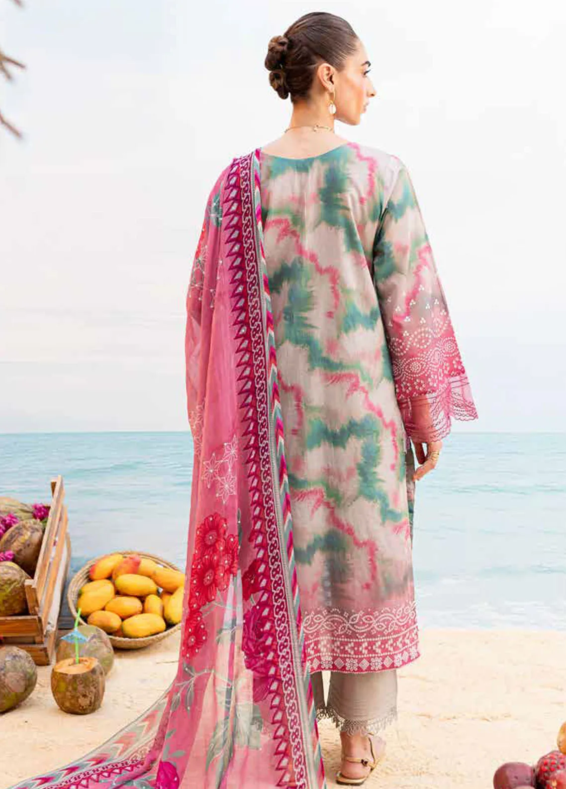 Gardenia By Nureh Embroidered Lawn | NS-137 - Image 2