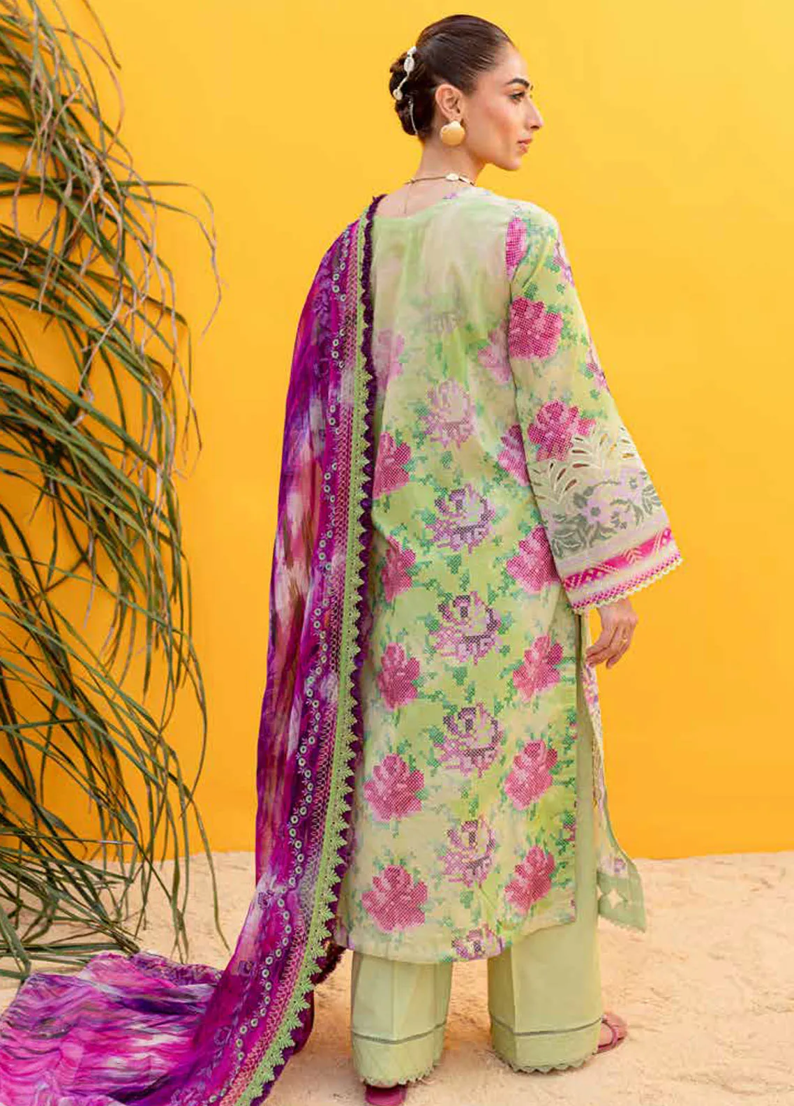 Gardenia By Nureh Embroidered Lawn | NS-139 - Image 2