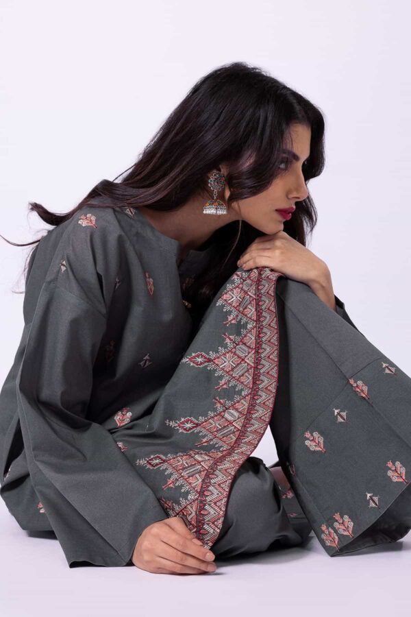 Alternative view of Khaadi Summer Story Lawn ICH23102 (SS-5008) (GZ-13)