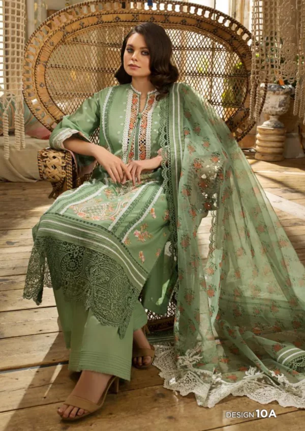 Sobia Nazir Luxury Lawn 2023 Unstitched Suit | 10A