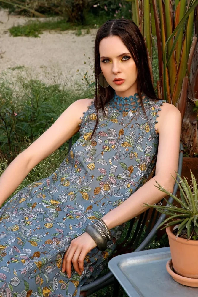 Maria.B M.Basics Embroidered Lawn 2024 | 5-A (GZ-488) - Image 2