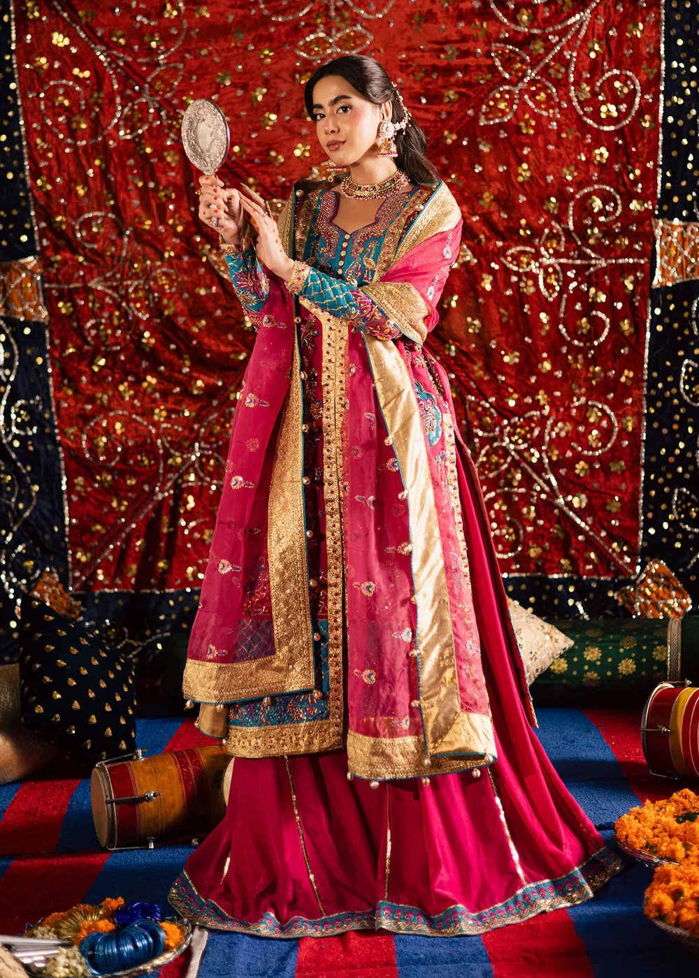 Jhul Mil Wedding by Maria Osama Khan | Gulaboo - Image 2