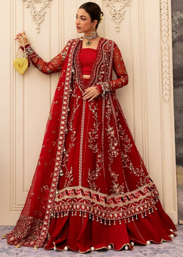 Festive Unstitched '25 by Sadaf Fawad Khan | Scarlet